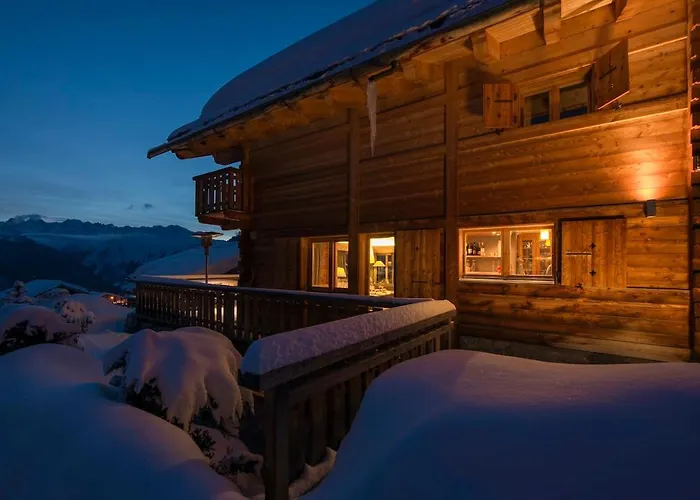 With Hot Tub And Stunning Views Villa Bagnes